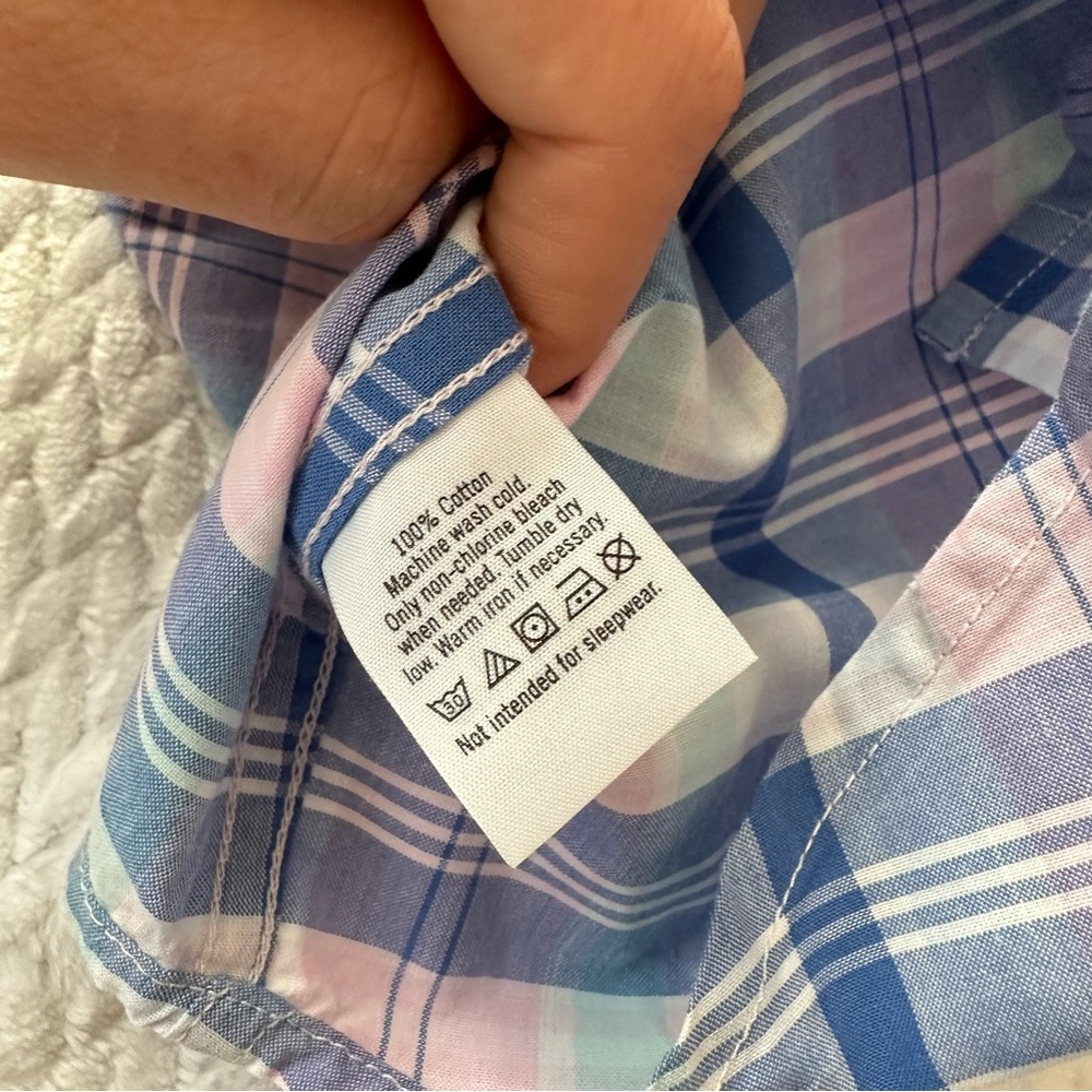 Janie and Jack Plaid Button Down Dress Shirt 2T - Picture 5 of 9